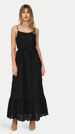 ONLY Sommerkleid Lou 15313166 Schwarz Regular Fit