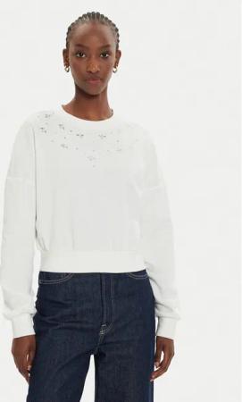 ONLY Sweatshirt Suzi 15331166 Weiß Regular Fit
