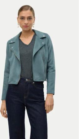 Vero Moda Jacke aus Kunstleder Jose 10300938 Grün Regular Fit