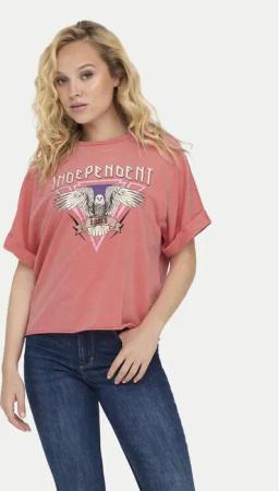 ONLY T-Shirt Lucy 15316637 Rosa Regular Fit
