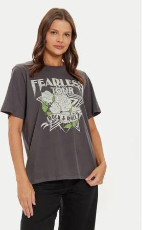 Vero Moda T-Shirt Boda Caty 10315697 Grau Boxy Fit