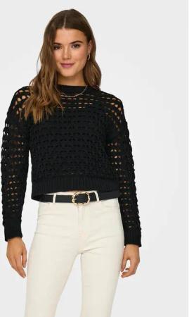 ONLY Pullover Linda 15311772 Schwarz Regular Fit