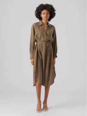 Vero Moda Kleid für den Alltag Chris 10292485 Grün Regular Fit