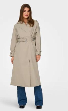 ONLY Tenchcoat April 15308860 Beige Regular Fit