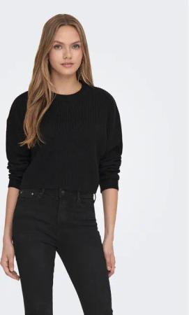 ONLY Pullover Malavi 15284453 Schwarz Regular Fit