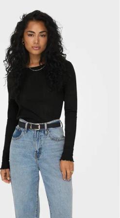 ONLY Bluse Carlotta 15291987 Schwarz Regular Fit