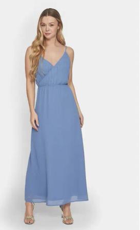 Vila Abendkleid Karin 14093601 Blau Regular Fit