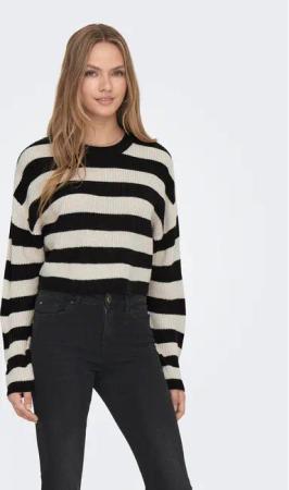 ONLY Pullover Malavi 15284453 Schwarz Regular Fit