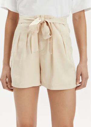 Vero Moda Stoffshorts Mia 10209543 Beige Slim Fit