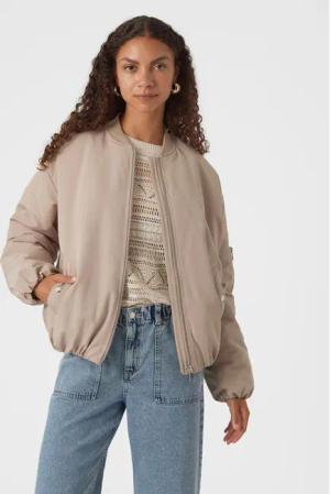 Vero Moda Bomberjacke Barcelona 10300839 Beige Regular Fit