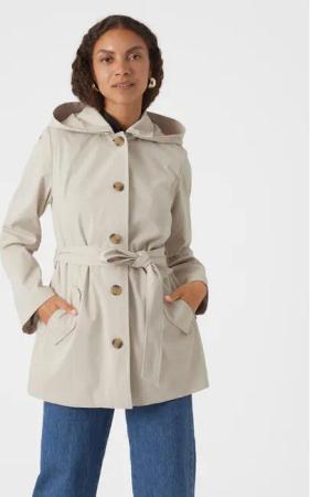 Vero Moda Übergangsjacke Chelsea 10300845 Beige Regular Fit
