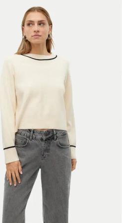 Vero Moda Pullover Saba 10318077 Écru Regular Fit