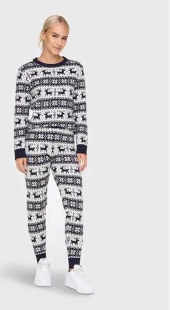 ONLY Strickhose Xmas 15272160 Dunkelblau Regular Fit