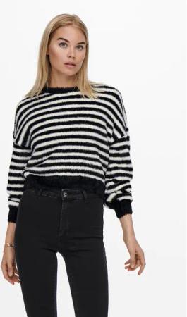 ONLY Pullover 15235973 Écru Regular Fit