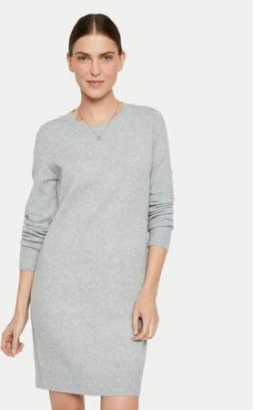 Vero Moda Strickkleid 10215523 Grau Relaxed Fit