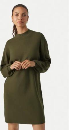Vero Moda Strickkleid Nancy 10249116 Grün Relaxed Fit