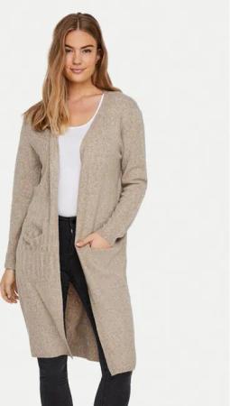 Vero Moda Strickjacke 10215434 Beige Regular Fit