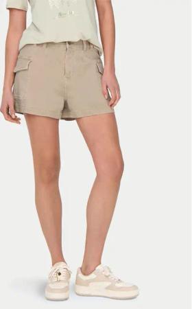 ONLY Stoffshorts Missouri 15328087 Beige Regular Fit