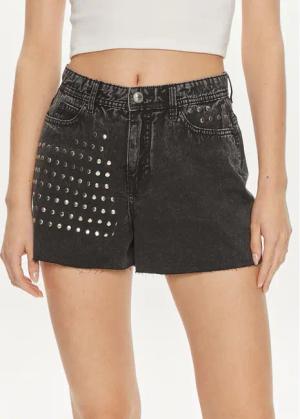 ONLY Jeansshorts Manja 15318752 Schwarz Boyfriend Fit