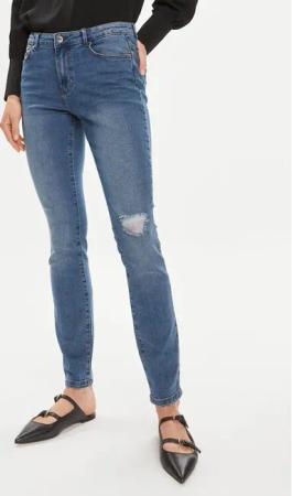 Vero Moda Jeans June 10301199 Blau Skinny Fit