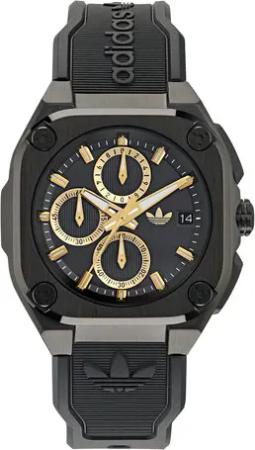 adidas Originals Uhr City Tech Three Chrono AOFH24020 Schwarz