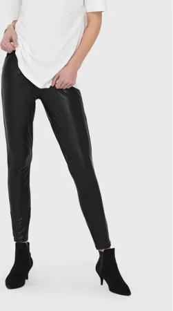 ONLY Leggings Cool Coated 15187844 Schwarz Extra Slim Fit