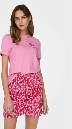 ONLY T-Shirt Kita 15316574 Violett Regular Fit
