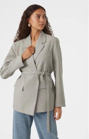 Vero Moda Sakko Claudia 10301445 Grau Oversize