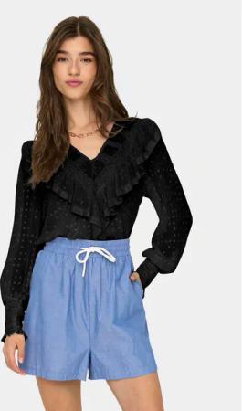ONLY Bluse Eleanor 15324229 Schwarz Regular Fit