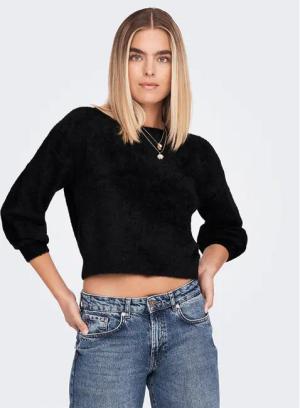 ONLY Pullover 15235973 Schwarz Regular Fit