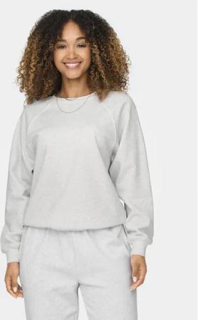 ONLY Sweatshirt Daze 15325979 Grau Regular Fit