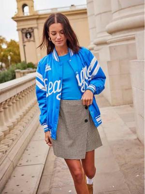 ONLY Bomberjacke 15298664 Blau Regular Fit