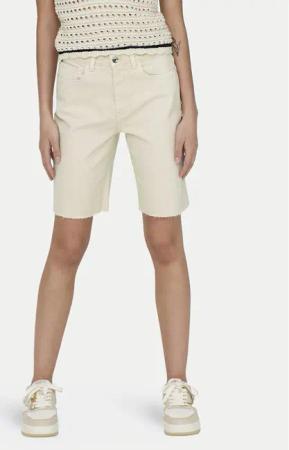 ONLY Jeansshorts Emily 15311258 Écru Mom Fit