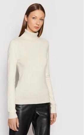 Vero Moda Rollkragenpullover Glory 10231630 Écru Slim Fit