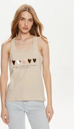 ONLY Top Henny 15327669 Écru Regular Fit
