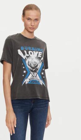 ONLY T-Shirt Lulu 15307345 Schwarz Regular Fit