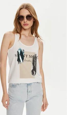 ONLY Top Henny 15327669 Weiß Regular Fit
