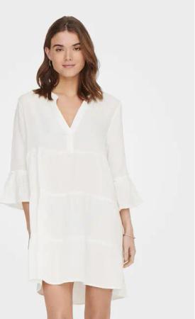 ONLY Sommerkleid Thyra 15267999 Weiß Regular Fit