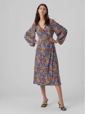 Vero Moda Kleid für den Alltag Kira 10290247 Bunt Loose Fit