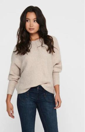 ONLY Pullover 15168705 Beige Regular Fit