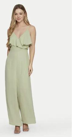 Vila Jumpsuit Elke 14093630 Grün Regular Fit