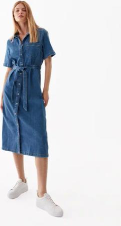 ONLY Jeanskleid 15283308 Blau Loose Fit