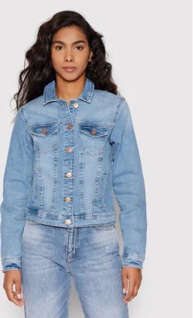 ONLY Jeansjacke Tia 15177241 Blau Regular Fit