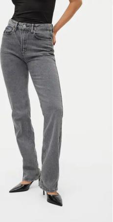 Vero Moda Jeans Tessa 10320583 Grau Straight Fit