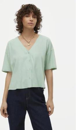 Vero Moda Bluse Jesmilo 10279696 Grün Regular Fit
