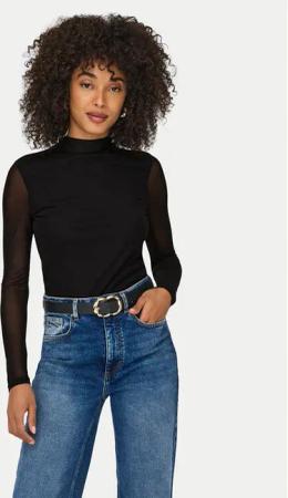 ONLY Bluse Erica 15141298 Schwarz Regular Fit