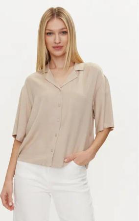 Vila Hemd Pricil 14085988 Beige Regular Fit