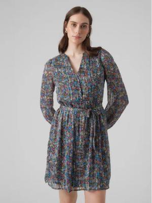Vero Moda Kleid für den Alltag Abby 10291789 Bunt Regular Fit