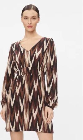 ONLY Kleid für den Alltag 15306566 Braun Regular Fit
