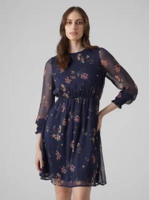 Vero Moda Kleid für den Alltag Milla 10244553 Dunkelblau Regular Fit